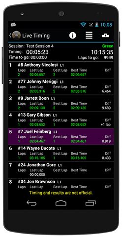 race monitor live timing.
